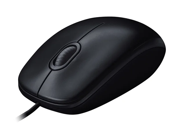 Logitech M90, ratón óptico USB de 1000 DPI Ratón Logitech M90 con cable USB en acabado negro y gris