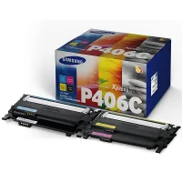 Samsung CLT-P406C (SU375A) pack toner negro + 3 colores (original)