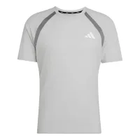 ADIDAS PERFORMANCE Camiseta funcional 'ADIZERO A'  gris / gris claro / blanco