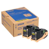 Epson S050606 Pack doble toner amarillo (original)