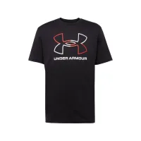 UNDER ARMOUR Camiseta funcional 'Foundation'  rojo / negro / blanco