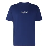 ADIDAS SPORTSWEAR Camiseta funcional 'Coffee Cafe Donut'  azul oscuro / naranja / albaricique / blanco