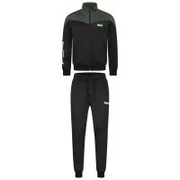 LONSDALE Chándal 'Caution'  verde / negro / blanco
