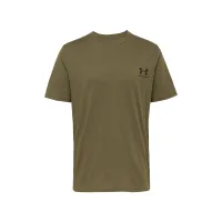 UNDER ARMOUR Camiseta funcional  oliva / negro