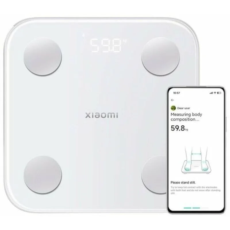 Xiaomi Body Composition Scale S400 blanca Báscula inteligente Xiaomi Body Composition Scale S400 en color blanco