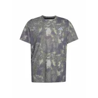 ADIDAS PERFORMANCE Camiseta funcional 'ADI365 Running Animal Print Iconic'  gris basalto / gris claro / caqui
