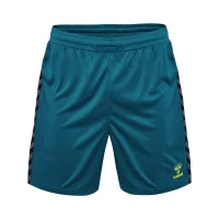 Hummel Pantalón deportivo 'Authentic'  azul cian / gris / verde claro / negro