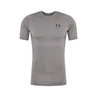 UNDER ARMOUR Camiseta funcional  gris moteado / negro / blanco