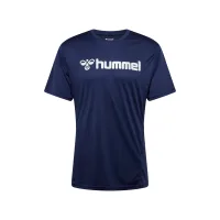 Hummel Camiseta funcional  marino / blanco