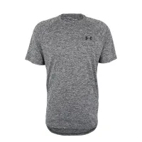 UNDER ARMOUR Camiseta funcional 'Tech 2.0'  gris moteado / negro