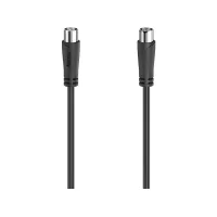 Cable de antena - Hama 00205052, Coaxial, 90 dB, 1.5 m, Negro
