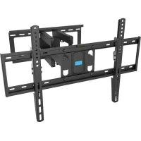 Soporte TV - ISY ITV 3300, 37", 85", VESA max. 600 x 400 mm, Full Motion, Carga máx. 50 kg, Negro