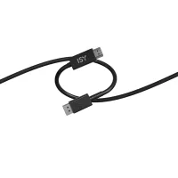 Cable HDMI - ISY IDP-1032, 1.5m, DisplayPort 1.2 a HDMI, 4K, Plug & Play, Negro