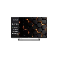 TV LED 24" - PEAQ PTV 24GH-5025C, HD Ready, Google TV, Dolby Audio, DVB-T2, Negro