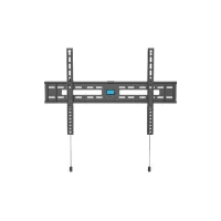 Soporte TV - ISY ITV-1200-1, 32-80", 600 x 400 mm, Fijo, Hasta 50kg, Negro