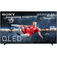 TV OLED 65" - Sony BRAVIA 8A, 4K UHD HDR, Google Smart TV, Gaming PS5, IMAX Enhanced, Dolby Atmos/Vision, Chromecast, Apple Airplay, 120Hz, 65XR8A