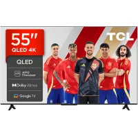 TV QLED 55" - TCL 55T69C, UHD 4K, Procesador AiPQ, Smart TV, DVB-T2, Negro