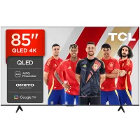 TV QLED 85" - TCL 85T69C, UHD 4K, Procesador AiPQ, Smart TV, DVB-T2, Negro