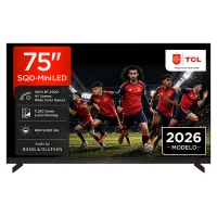 TV SQD-Mini LED 75" - TCL 75X11L, UHD 4K, SQD-Mini, Smart con Google TV, Diseño ultradelgado, Negro