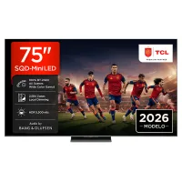 TV SQD-Mini LED 75" - TCL 75C8L, UHD 4K, MT9655, Smart TV, DVB-T2, Negro