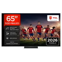TV SQD-Mini LED 65" - TCL 65C8L, UHD 4K, 5000 nits, Google TV, Dolby Vision & Atmos, Audio by Bang Olufsen, 144Hz, DVB-T2, Negro