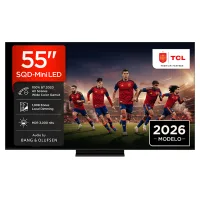 TV SQD-Mini LED 55" - TCL 55C8L, UHD 4K, MT9655, Smart TV, DVB-T2, Negro