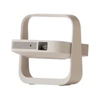 Mini proyector - Xgimi Elfin Flip Plus, Full-HD (1920 x 1080), 25000 h, Wifi 5, Dolby Digital Enfoque Automático, Beige