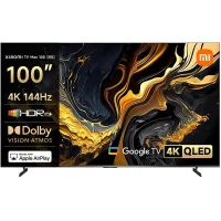 TV QLED 100" - Xiaomi Max 100, 4K, Smart con Google, 120-240Hz, Dolby Vision Atmos, Gris oscuro