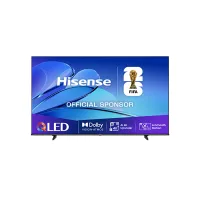 TV QLED 65" - Hisense 65E7Q, UHD 4K, Quad Core/MT9603, IA 4K Upscaler, Modo Juego Plus, Sensor de luz, Negro