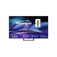 TV Mini LED 65" - Hisense 65E8Q, UHD 4K, 144 Hz, Hi-View Engine, Escalador HDR IA, Subwoofer integrado, Negro