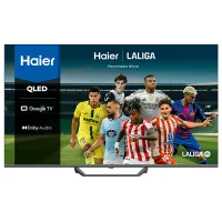 TV QLED 65" - Haier S80E Series H65S80EUX, Smart (Google TV), HDR 4K, Direct LED, Dolby Audio, Dbx-tv, Negro