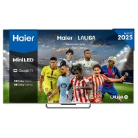 TV Mini-LED 55" - Haier M90 Series H55M90EUX, 4K, Google TV, 144Hz, 1.300 nits, Dolby Atmos, Plata