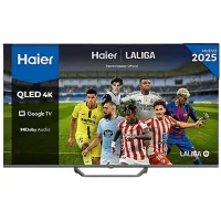 TV QLED 75" - Haier S80 Series H75S80FUX, 4K HDR10, Google TV, Gaming 120Hz, Dolby Audio, Negro