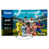 TV QLED 65" - Haier Q80 Series H65Q80FUX, 4K HDR10, Google TV, Dolby Atmos, Gaming 120Hz, Plata