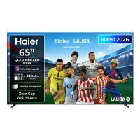 TV Mini-LED 65" - Haier M92 Series H65M92FUX, 4K, Google TV, Dolby Atmos, Sonido KEF, Gaming 144Hz, Negro