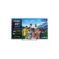 TV QLED 65" - Haier S90 Series H65S90GUX, 4K HDR10+, Google TV, Dolby Atmos, Sonido KEF, Gaming 144Hz, Negro