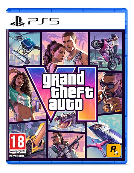 Grand Theft Auto VI Edición Estándar para PS5 Caja de Grand Theft Auto VI Edición Estándar para PS5 con código de descarga