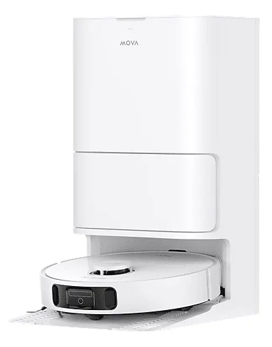 Robot aspirador y fregasuelos MOVA E30 Ultra blanco con estación automática