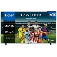 TV LED 55" - Haier K85 Series H55K85FUX, MEMC, Direct 4K HDR10, Google TV, Dolby Audio, Sin marcos, Negro