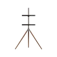 Soporte TV - One For All WM7471, De pie tipo trípode, 32" a 65", Hasta 30 kgs, Madera y bronce