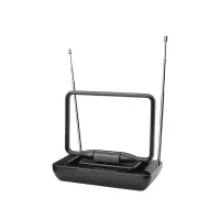 Antena TV - One For All SV9125, Para interior, DVB-T/ DVB-T2, Compatible con HD, 75 Ω, Negro
