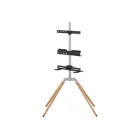 Soporte TV - One For All WM 7476, Para de 32 "- 70 ", 400x400, Giratorio 360º, Incluye Universal para Barra Sonido, Roble