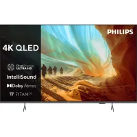 TV QLED 43" - Philips 43PQS7801/12, UHD 4K, Pixel Precise Ultra HD, Smart TV, DVB-T2, HDR10+, Dolby Atmos y DTS:X, Negro