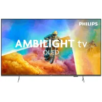 TV QLED 55" - Philips 55PQS8501/12, UHD 4K, Pixel Precise Ultra HD, Smart TV, DVB-T2, Ambilight, Dolby Atmos, HDR10+, Negro