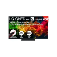 TV QNED Mini LED 65" - LG 65QNED81B6A, UHD 4K, Procesador Inteligente α7 AI Processor 4K Gen9, Smart TV, DVB-T2 (H.265), Negro