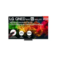 TV QNED Mini LED 85" - LG 85QNED81B6A, UHD 4K, Procesador Inteligente α7 AI Processor 4K Gen9, Smart TV, DVB-T2 (H.265), Negro