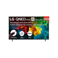 TV QNED Mini LED 65" - LG 65QNED82B6B, UHD 4K, Procesador Inteligente α8 AI Processor 4K Gen3, Smart TV, DVB-T2 (H.265), Negro