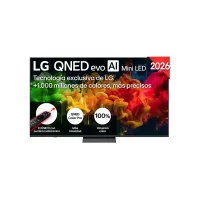 TV QNED Mini LED 75" - LG 75QNED81B6A, UHD 4K, Procesador Inteligente α7 AI Processor 4K Gen9, Smart TV, DVB-T2 (H.265), Negro