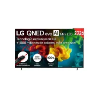 TV QNED Mini LED 85" - LG 85QNED82B6A, UHD 4K, Procesador Inteligente α8 AI Processor 4K Gen3, Smart TV, DVB-T2 (H.265), Negro
