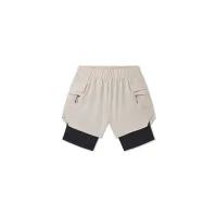 A-Game Pantalón deportivo  ecru / negro